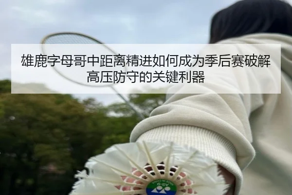 雄鹿字母哥中距离精进如何成为季后赛破解高压防守的关键利器 - kaiyun